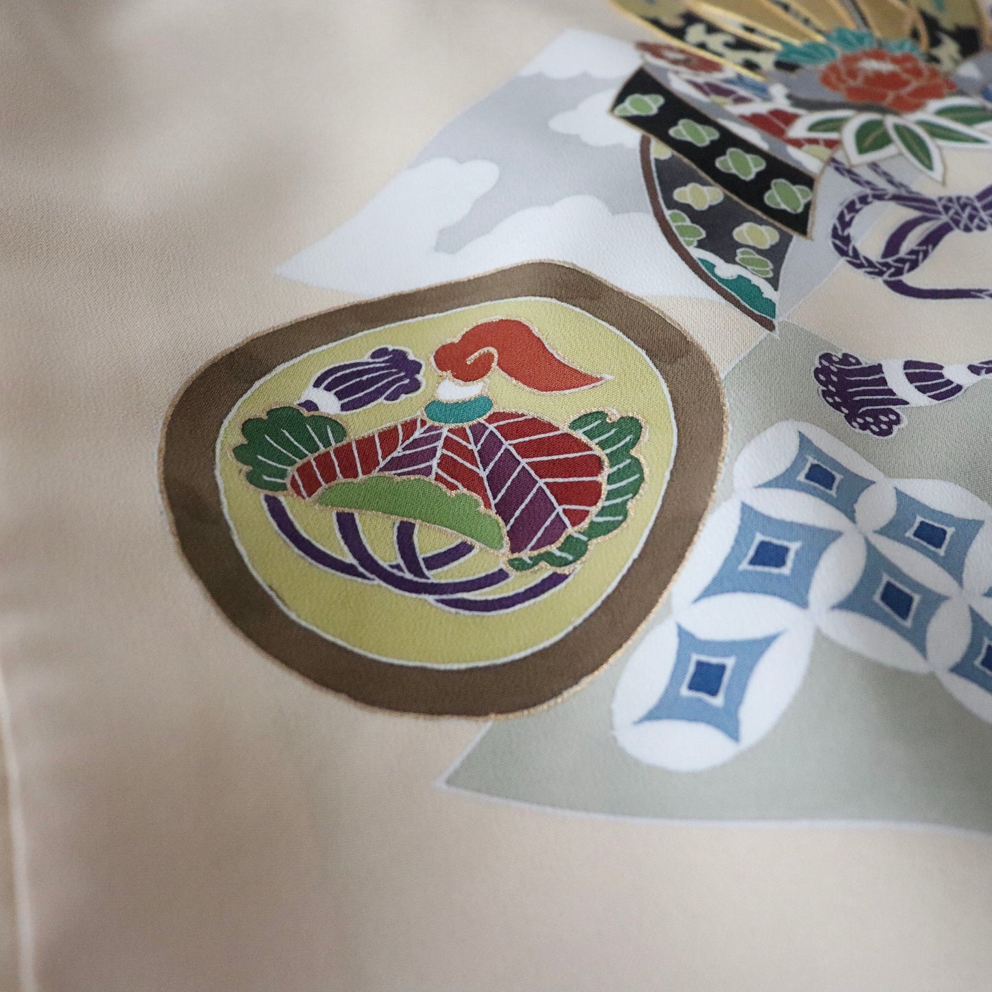 五歳 御祝着セット「兜に小槌と軍配」