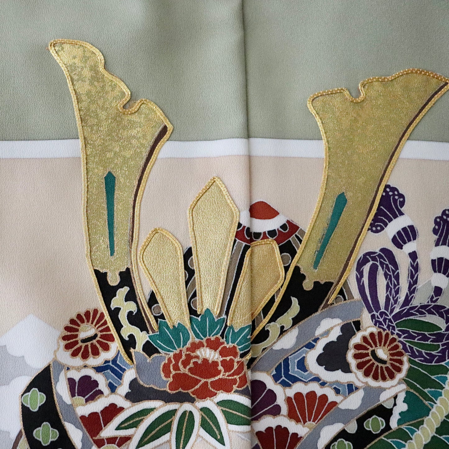 五歳 御祝着セット「兜に小槌と軍配」