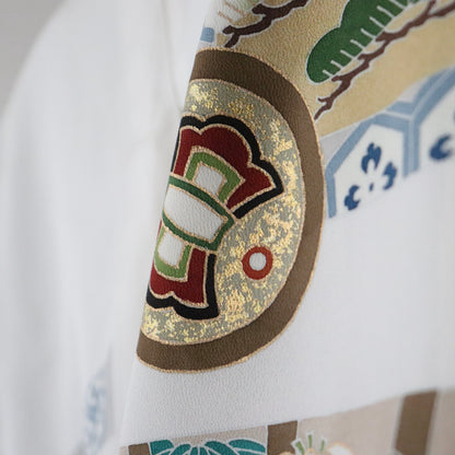 五歳 御祝着セット「丸文に松竹梅」