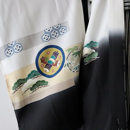 五歳 御祝着セット「丸文に松竹梅」