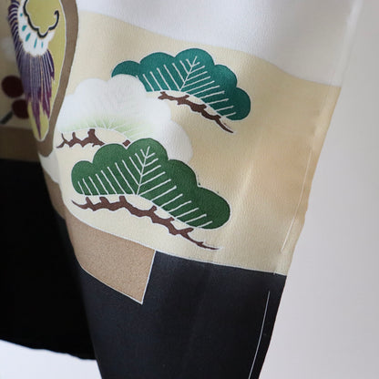 五歳 御祝着セット「丸文に松竹梅」