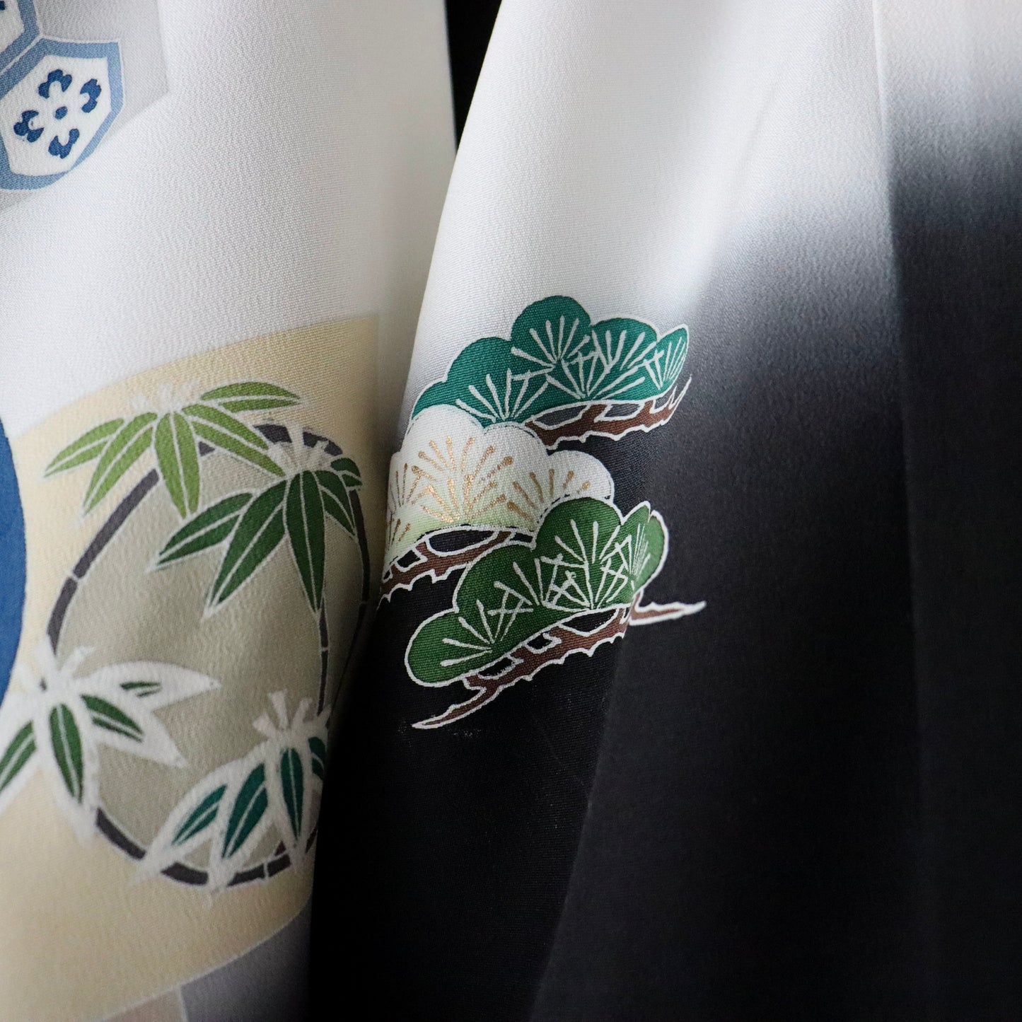 五歳 御祝着セット「丸文に松竹梅」