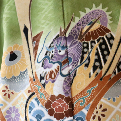 五歳 御祝着セット「兜に丸文」