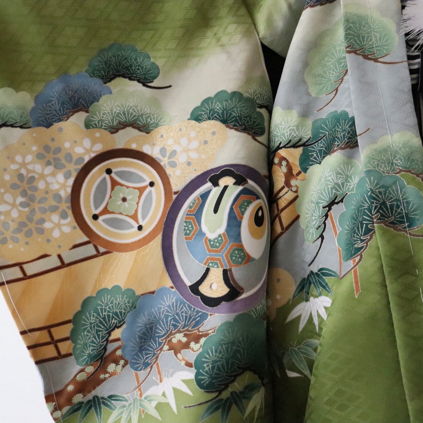 五歳 御祝着セット「兜に丸文」