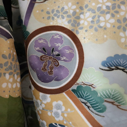 五歳 御祝着セット「兜に丸文」