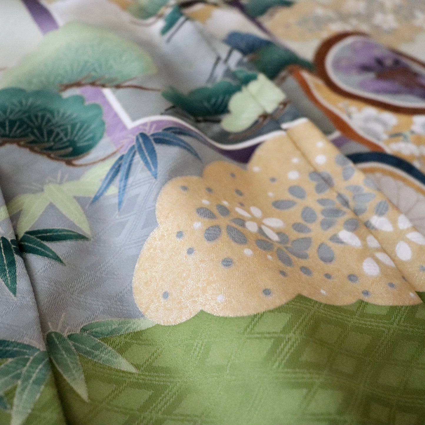 五歳 御祝着セット「兜に丸文」