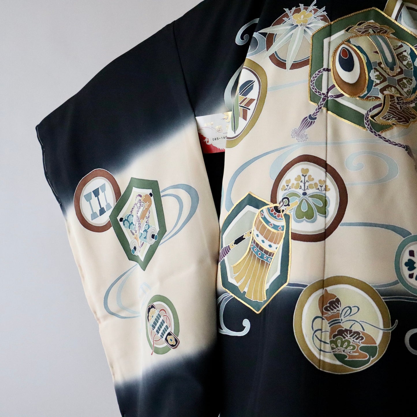 五歳 御祝着セット「熨斗目亀甲丸文」