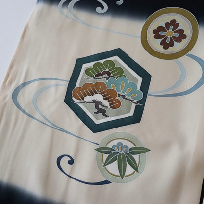 五歳 御祝着セット「熨斗目亀甲丸文」