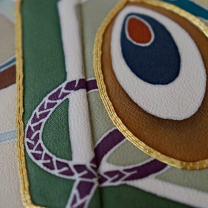 五歳 御祝着セット「熨斗目亀甲丸文」