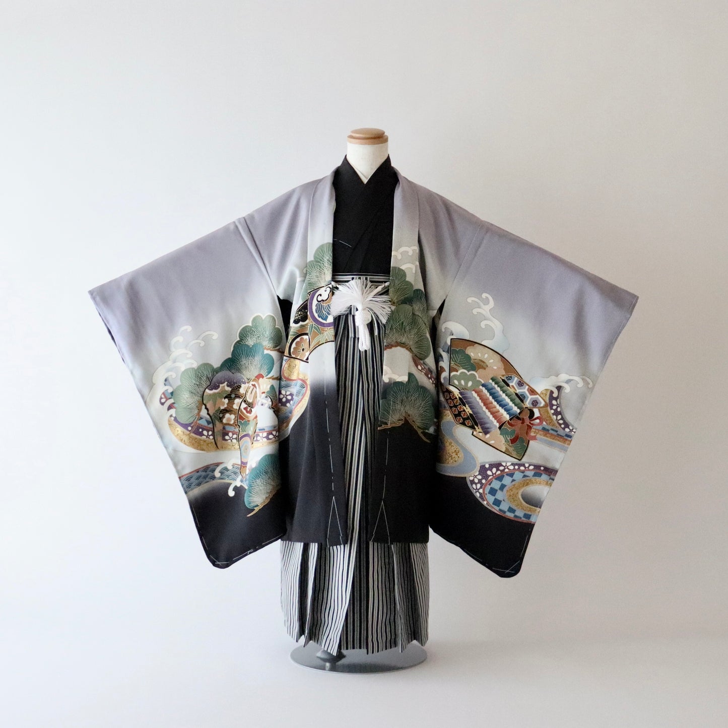 五歳 御祝着セット「鷹と波」