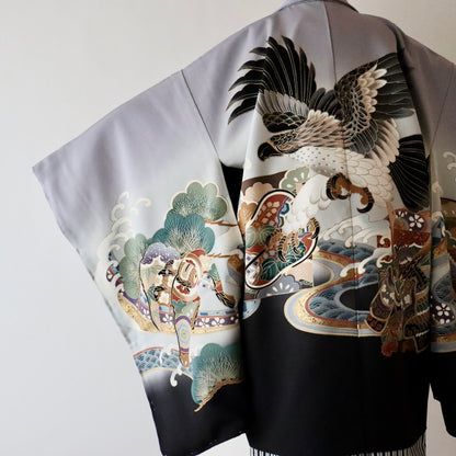 五歳 御祝着セット「鷹と波」