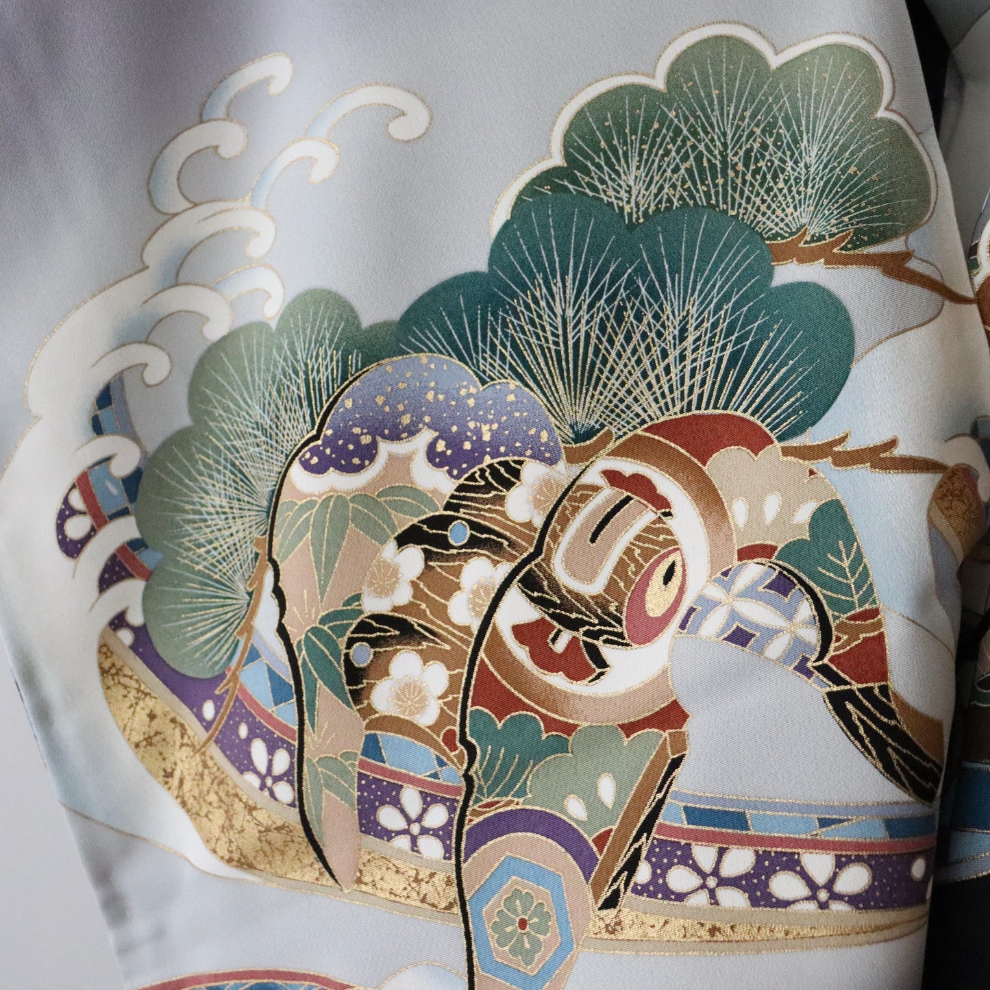 五歳 御祝着セット「鷹と波」