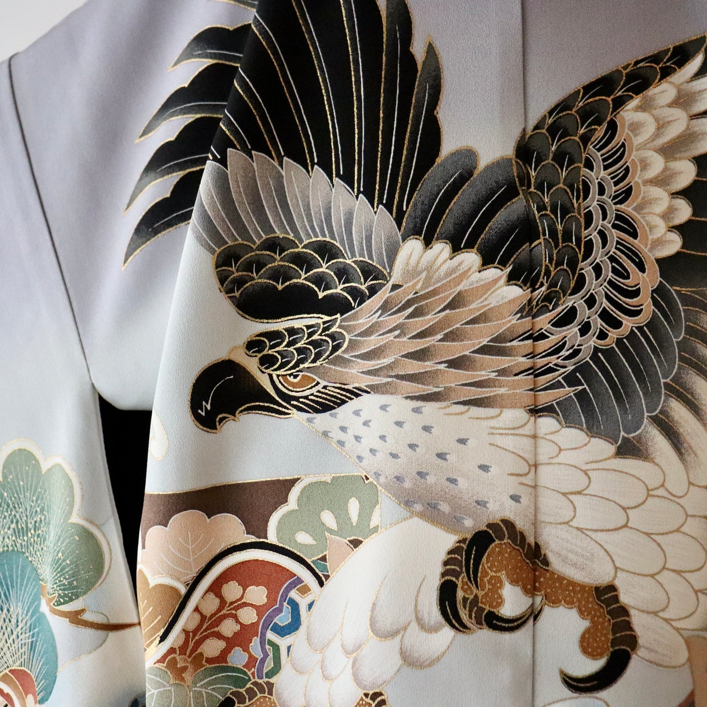 五歳 御祝着セット「鷹と波」