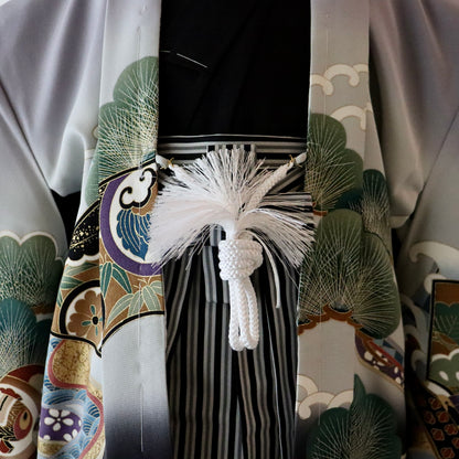 五歳 御祝着セット「鷹と波」