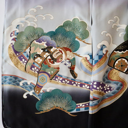 五歳 御祝着セット「鷹と波」