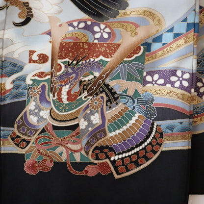 五歳 御祝着セット「鷹と波」