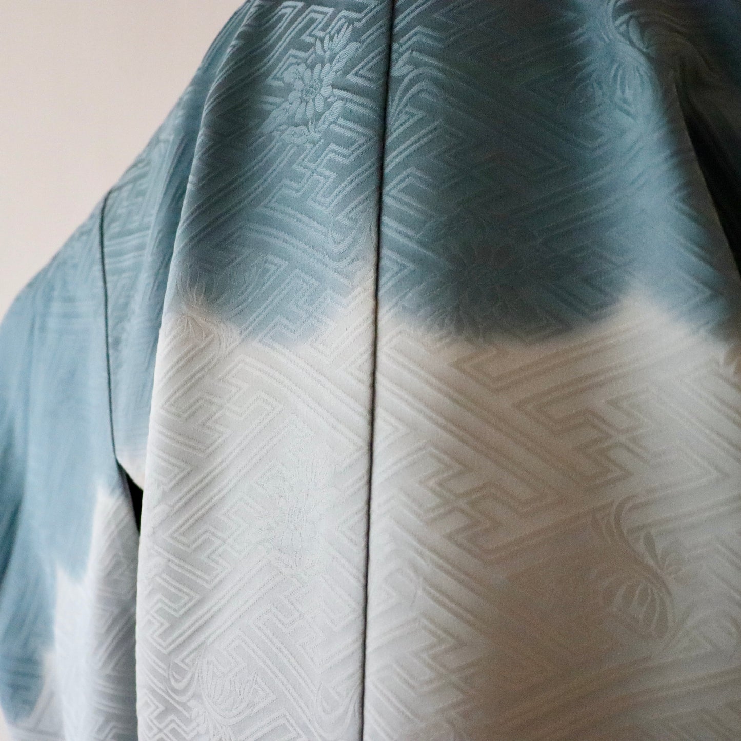 五歳 御祝着セット「暈し雲文 - nvy-g」