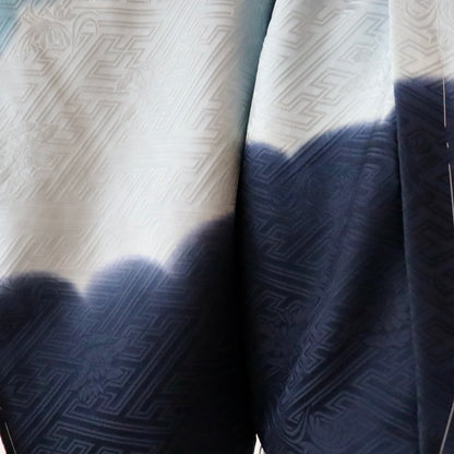 五歳 御祝着セット「暈し雲文 - nvy-g」