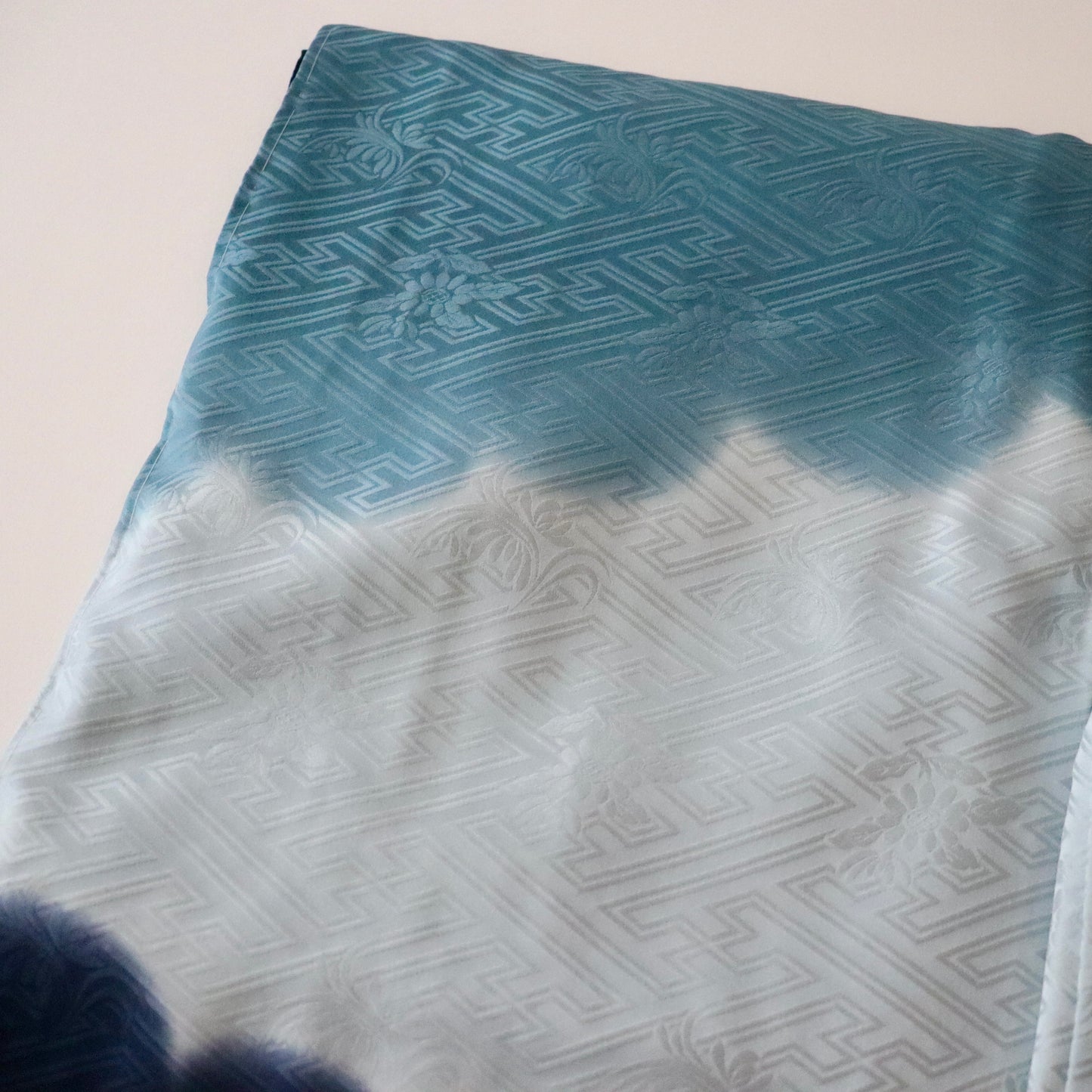 五歳 御祝着セット「暈し雲文 - nvy-g」