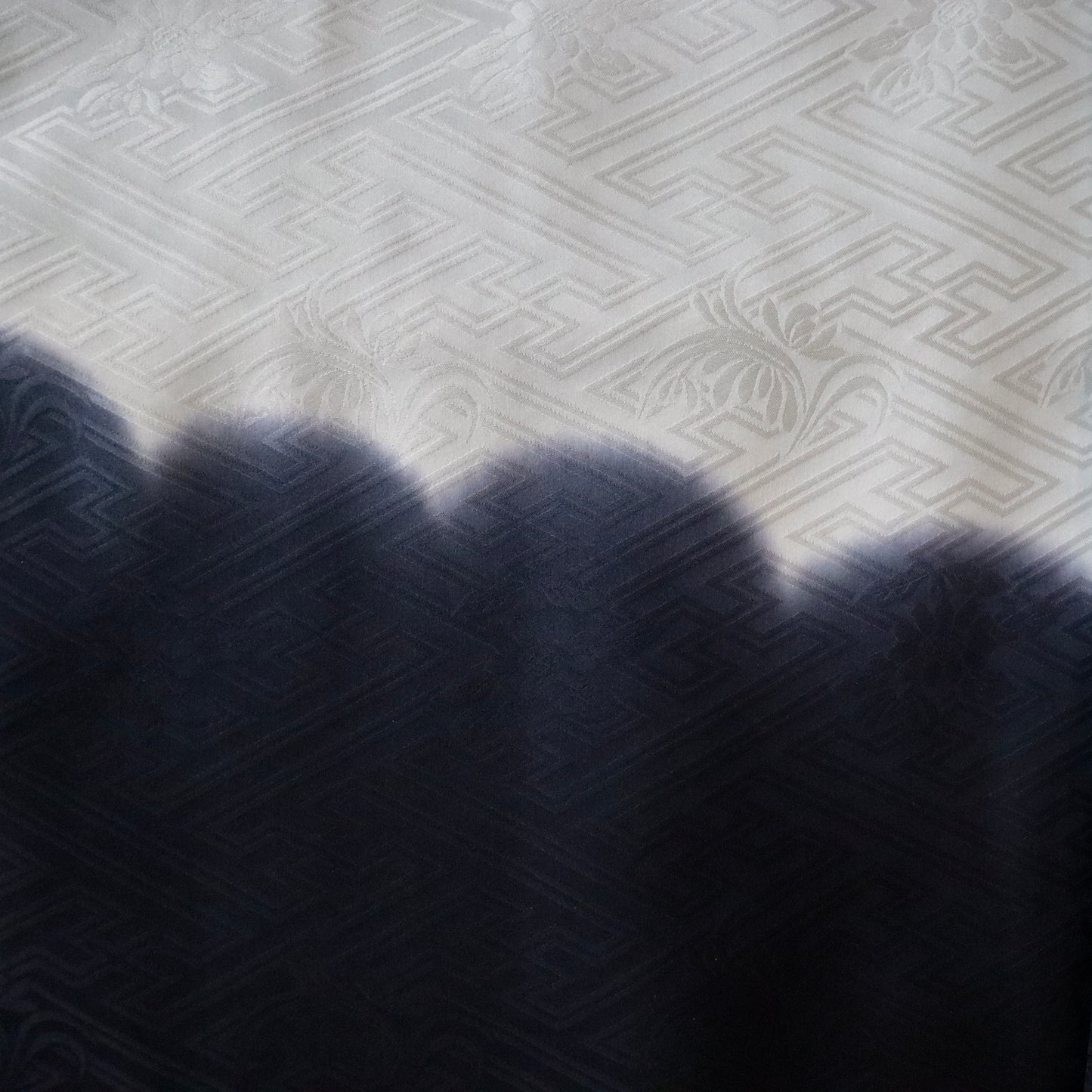 五歳 御祝着セット「暈し雲文 - nvy-g」