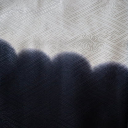 五歳 御祝着セット「暈し雲文 - nvy-g」