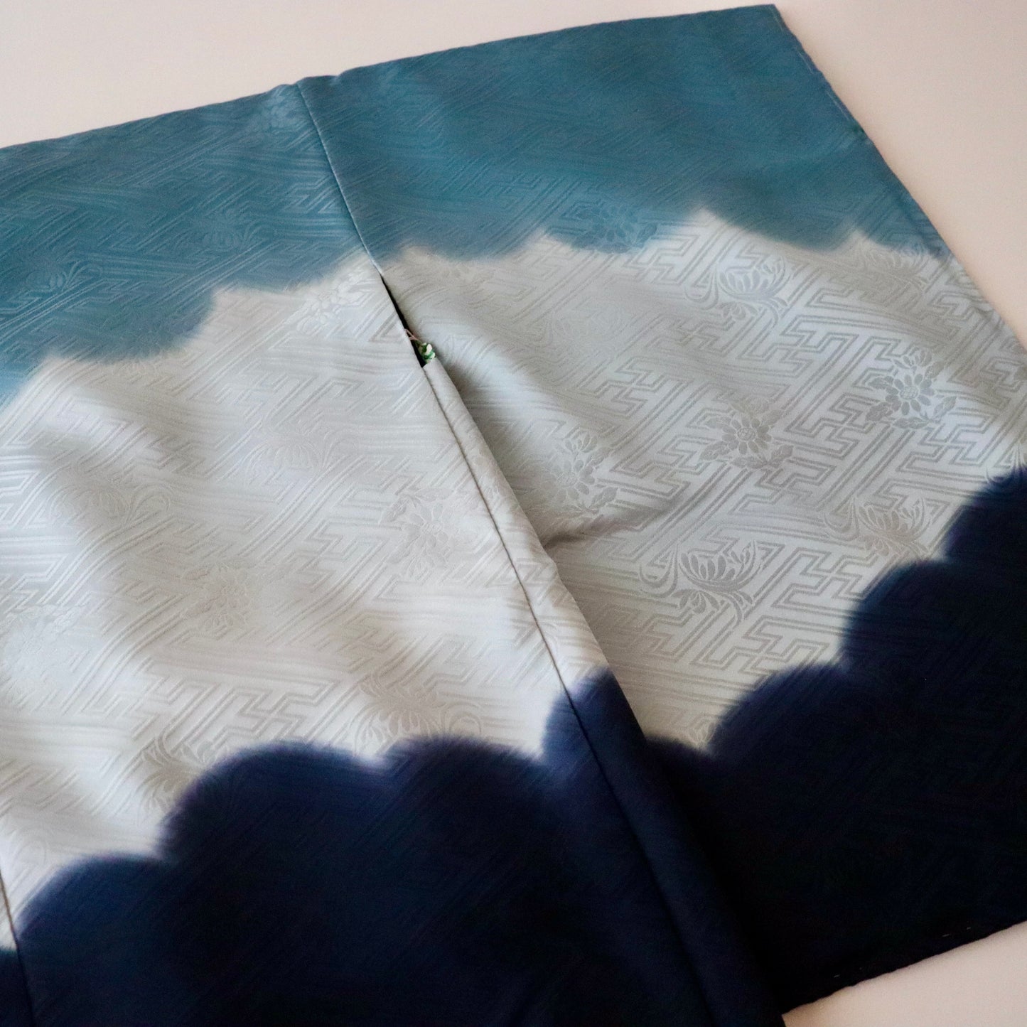 五歳 御祝着セット「暈し雲文 - nvy-g」