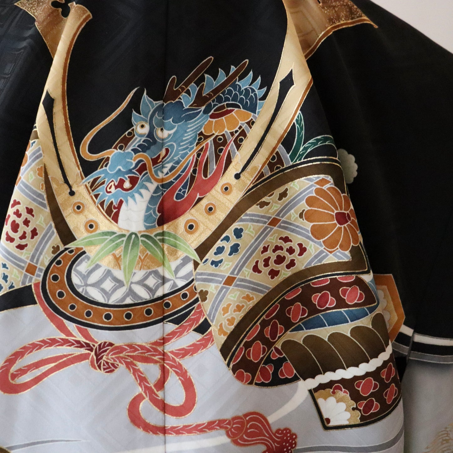 五歳 御祝着セット「松と兜」