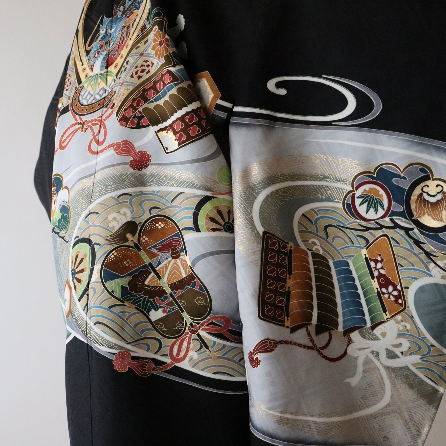 五歳 御祝着セット「松と兜」