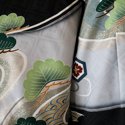 五歳 御祝着セット「松と兜」