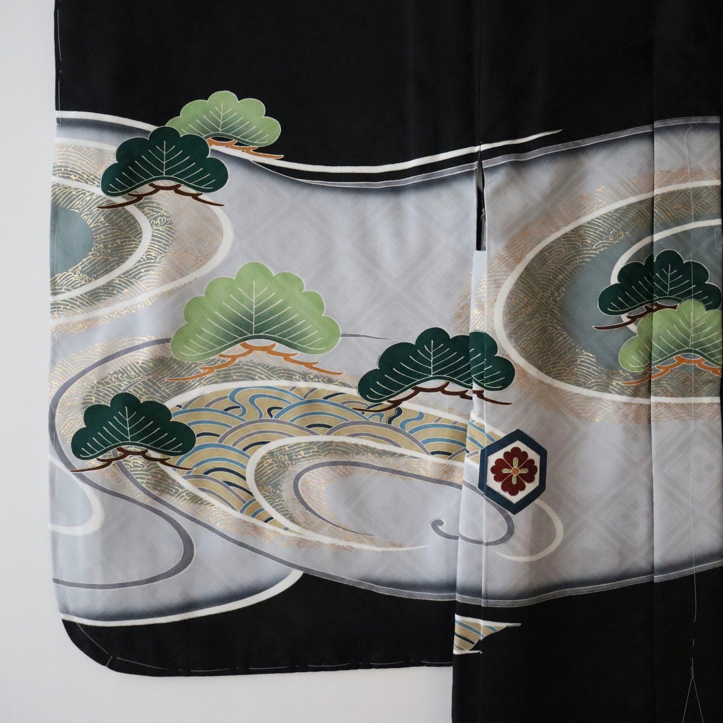 五歳 御祝着セット「松と兜」