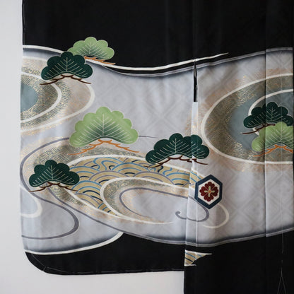 五歳 御祝着セット「松と兜」