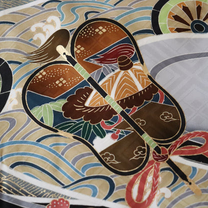 五歳 御祝着セット「松と兜」