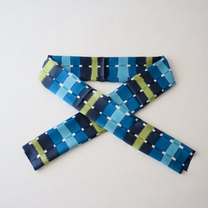 帯揚げ「滲横段 - nv・g」和小物さくら