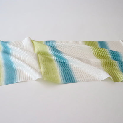 帯揚げ「意匠横段暈し - bl.gr」和小物さくら