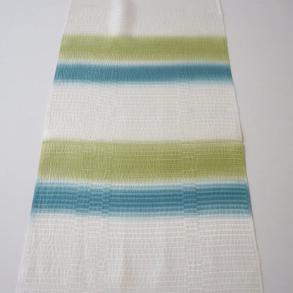 帯揚げ「意匠横段暈し - bl.gr」和小物さくら