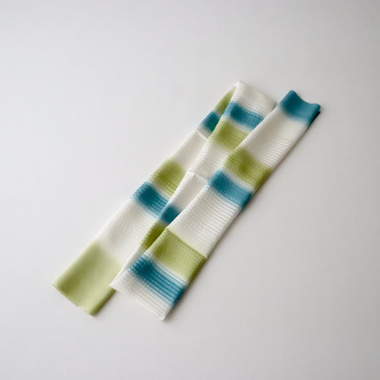 帯揚げ「意匠横段暈し - bl.gr」和小物さくら