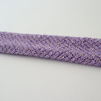 絞染帯揚げ「金散 - 藤紫」大原商店