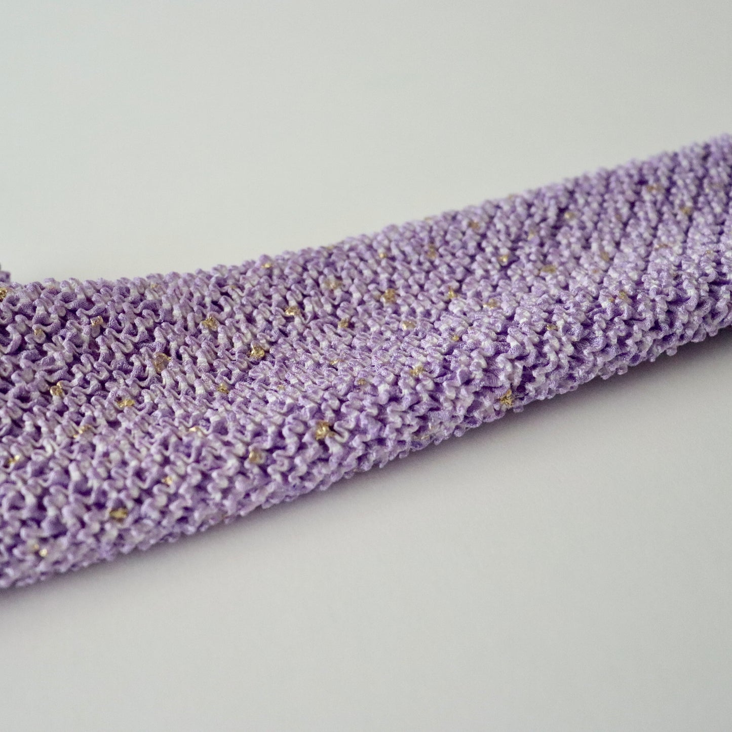 絞染帯揚げ「金散 - 藤紫」大原商店