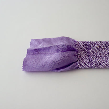 絞染帯揚げ「金散 - 藤紫」大原商店