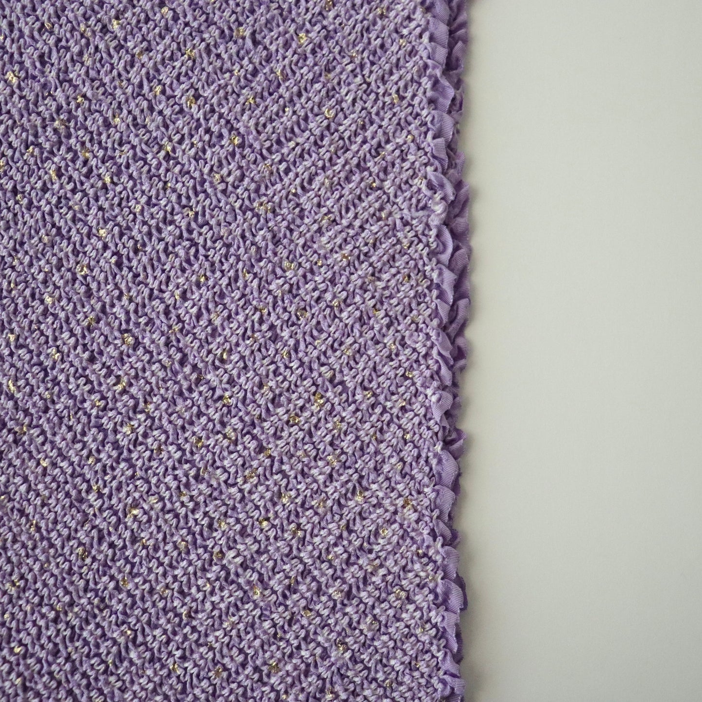 絞染帯揚げ「金散 - 藤紫」大原商店