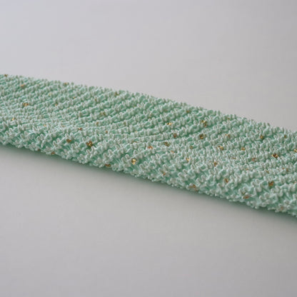 絞染帯揚げ「金散 - 白藍」大原商店