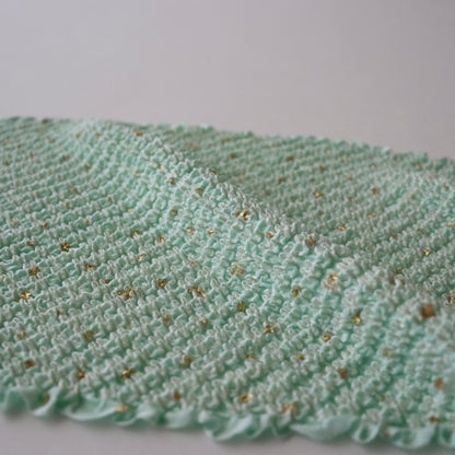 絞染帯揚げ「金散 - 白藍」大原商店