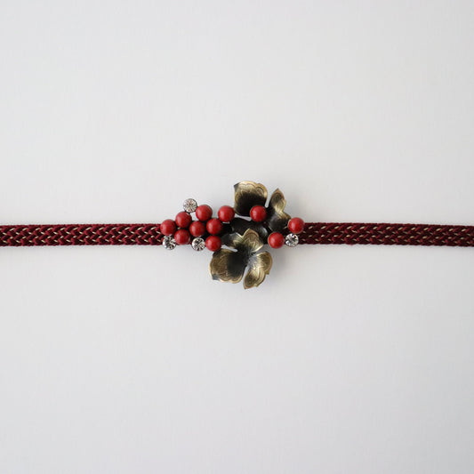 帯留「葡萄 - rd」大原商店