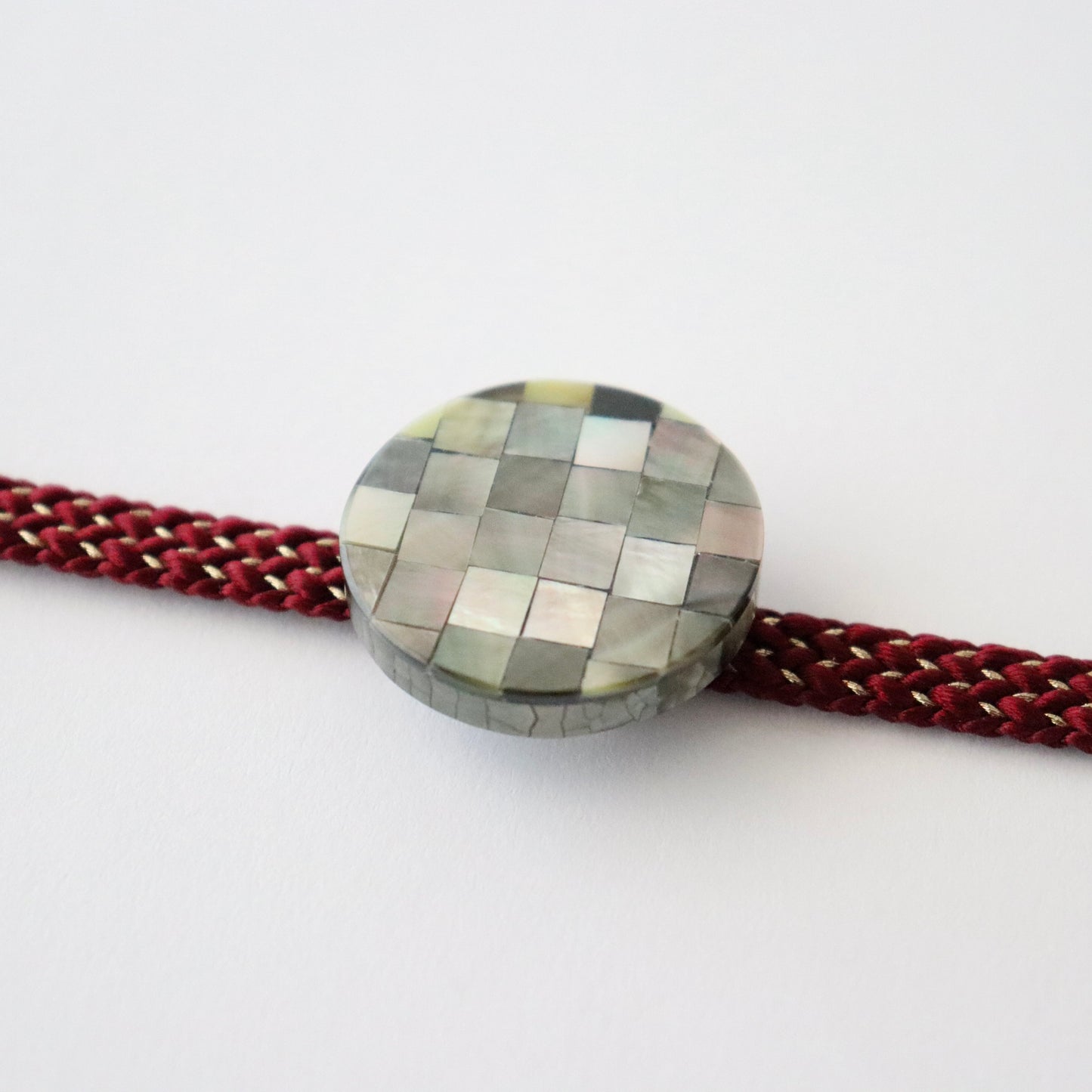 帯留「円螺鈿」大原商店