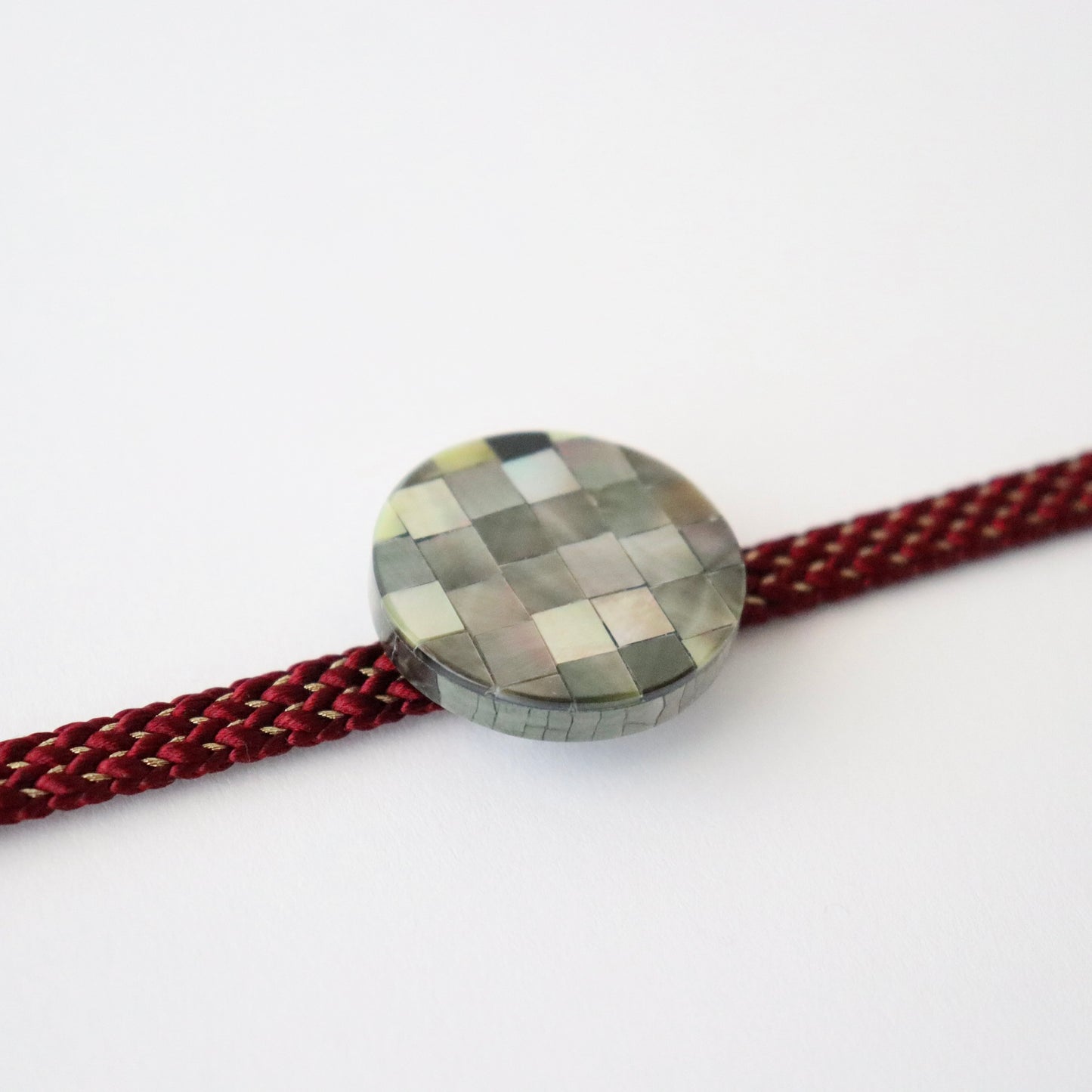 帯留「円螺鈿」大原商店