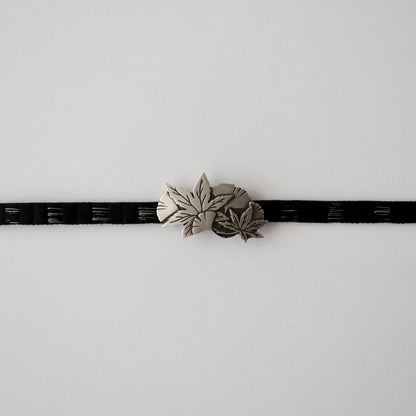 帯留「銀杏と楓」大原商店