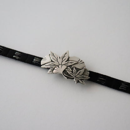 帯留「銀杏と楓」大原商店