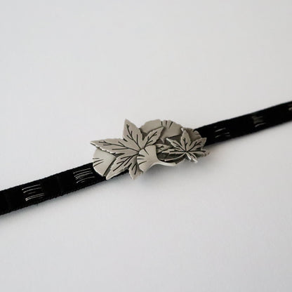 帯留「銀杏と楓」大原商店