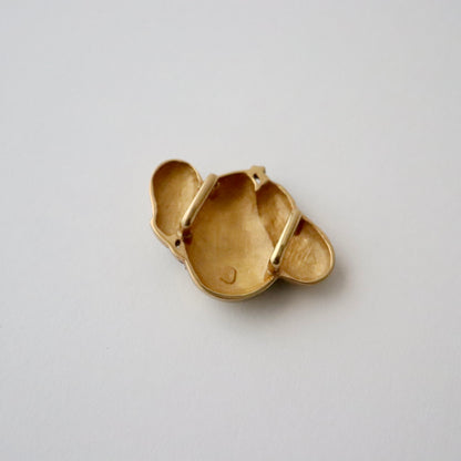 帯留「茄子 - gld」大原商店