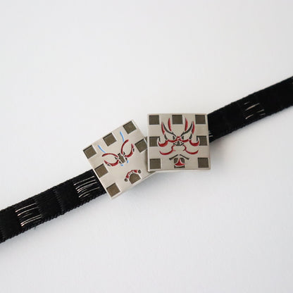 帯留「隈取」大原商店